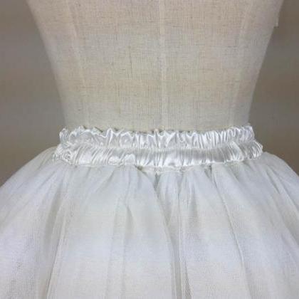 tulle boneless petticoat lolita tutu underskirt skirt short line cute