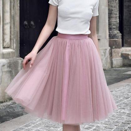 Custom Made Candy Color Tutus Skirt Dance Dresses..