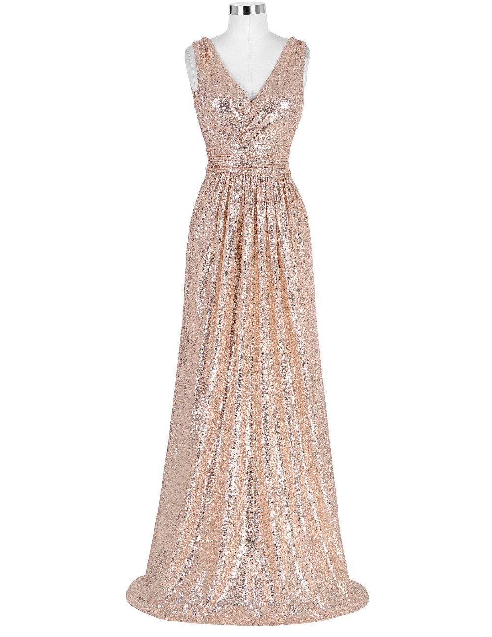 rose gold special occasion dress