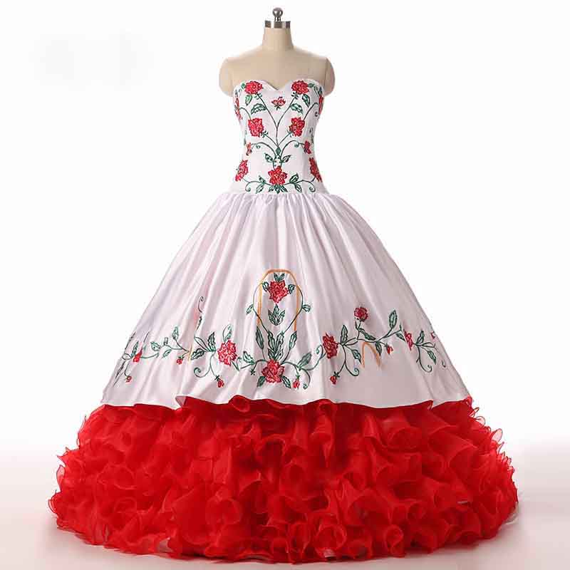 quinceanera dresses with ruffles