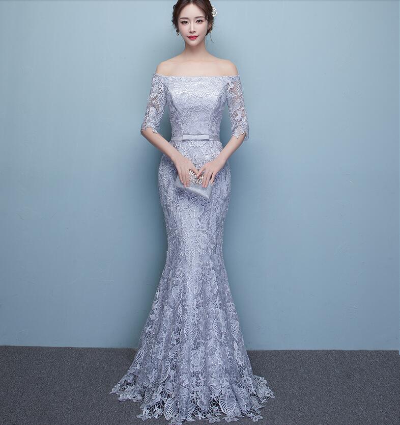 Elegant Silver Dresses