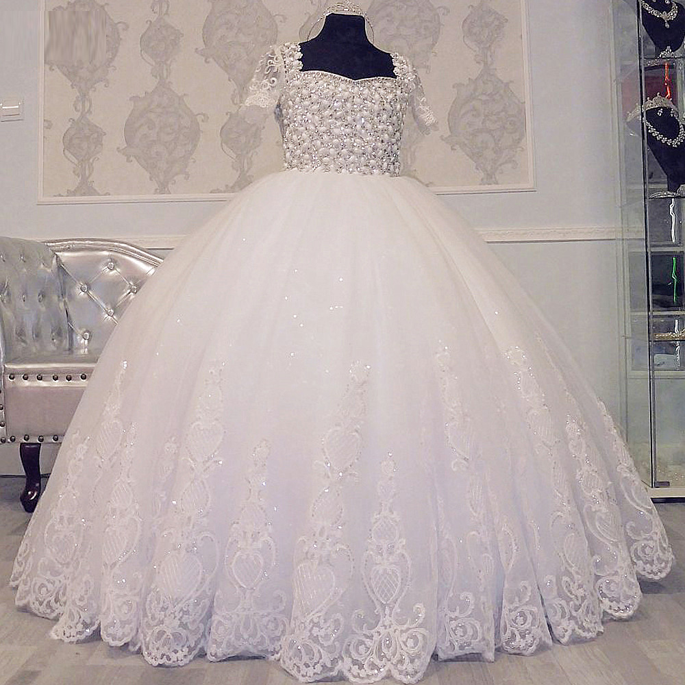 Luxury First Communion Dresses Crystal Beading Pageant Ball Gowns ...